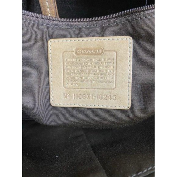 coach graffiti customized with and applique tan sh - Picture 10 of 10